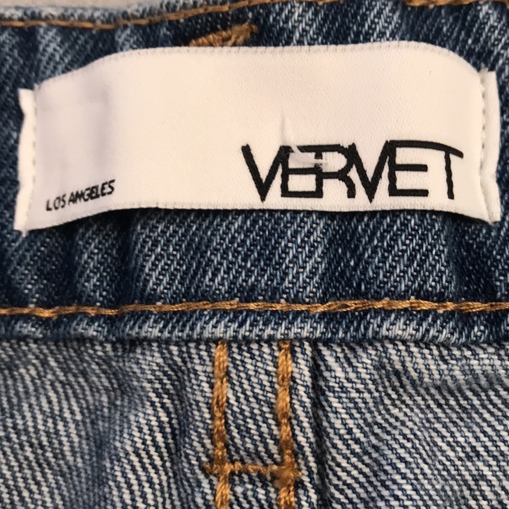 Vervet brand size S denim miniskirt - Picture 3 of 4